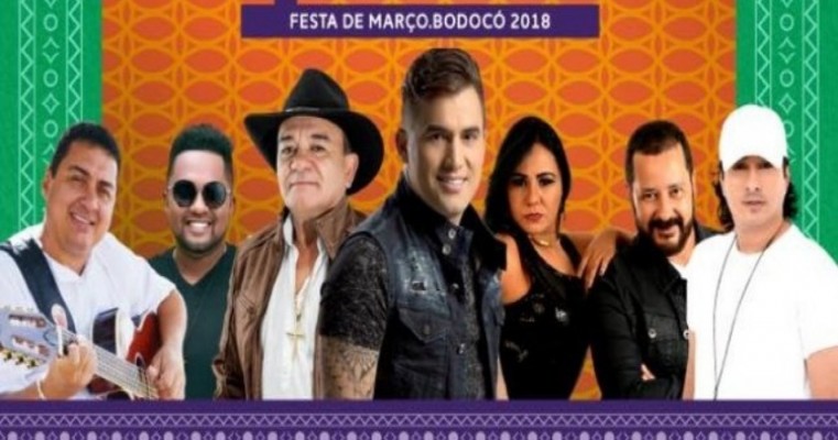 Prefeitura de Bodocó divulga programação oficial da Festa de Março 2018