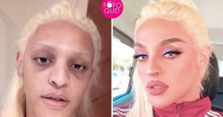 Pabllo Vittar impressiona seguidores com ‘antes e depois’ da maquiagem – Veja
