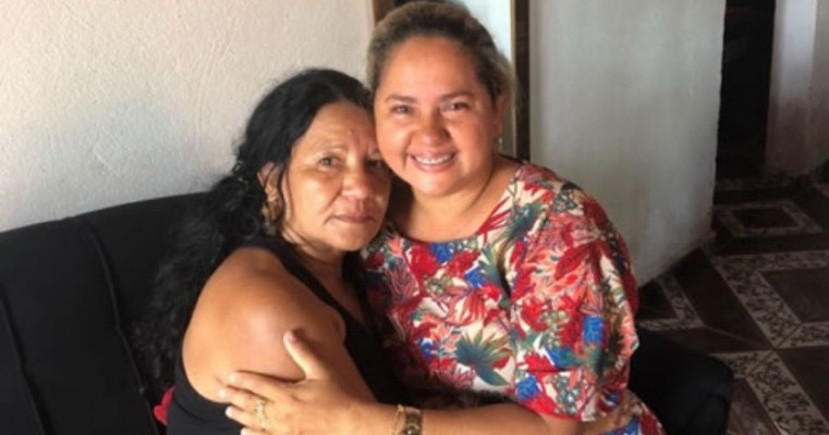 No Piauí Mãe e filha se reencontram após quase 40 anos morando na mesma cidade