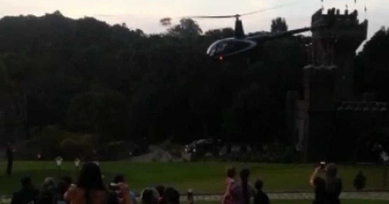 Helicóptero que transportava noiva cai no interior de SP; há feridos