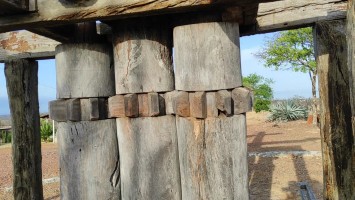 O antigo engenho de madeira