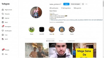 Perfil Instagram de Natan Pinheiro
