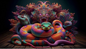 Sonhar com Cobra Colorida: Emoções e Significados Diversos