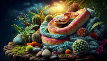 Sonhar com Cobra Colorida: Emoções e Significados Diversos