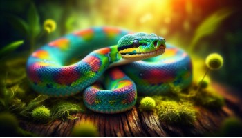 Sonhar com Cobra Colorida: Emoções e Significados Diversos