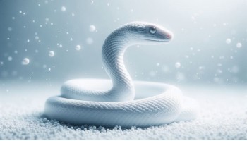 Sonhar com Cobra Branca: Pureza e Renovação