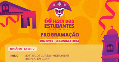 Triunfo Anuncia Programação de 22 a 27 de Julho da Festa dos Estudantes