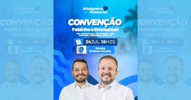 Convenção de Fabinho e Emmanuel para Prefeitura de Salgueiro: Evento Marcado com Presença da Governadora Raquel Lyra