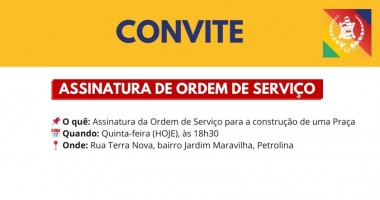 Petrolina Ganha Nova Praça no Jardim Maravilha: Assinatura da Ordem de Serviço Acontece Hoje