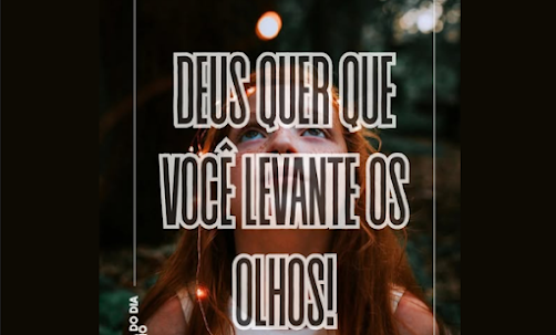 Palavra do dia – Levante os Olhos!