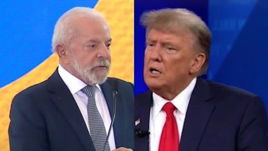O encontro de Lula e Trump