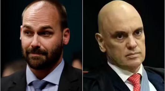 Alexandre de Moraes revela manobra de Eduardo Bolsonaro nos EUA para fugir da responsabilização judicial
