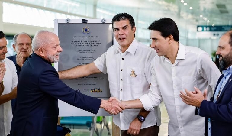 COP30: Lula e Silvio Costa Filho inauguram nova infraestrutura portuária e aeroportuária no Pará