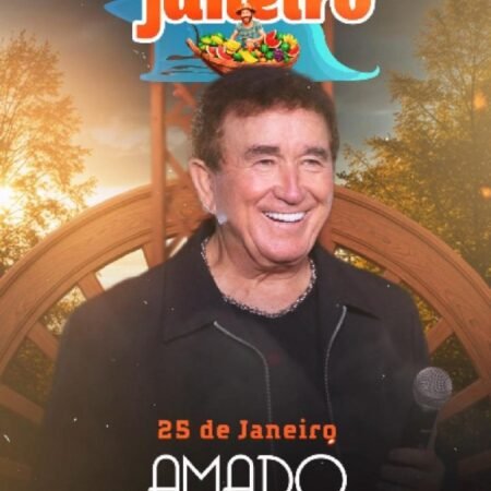 Prefeito Ismael Lira anuncia mais uma grande atração da Festa de Janeiro 2026: Amado Batista se apresenta dia 25