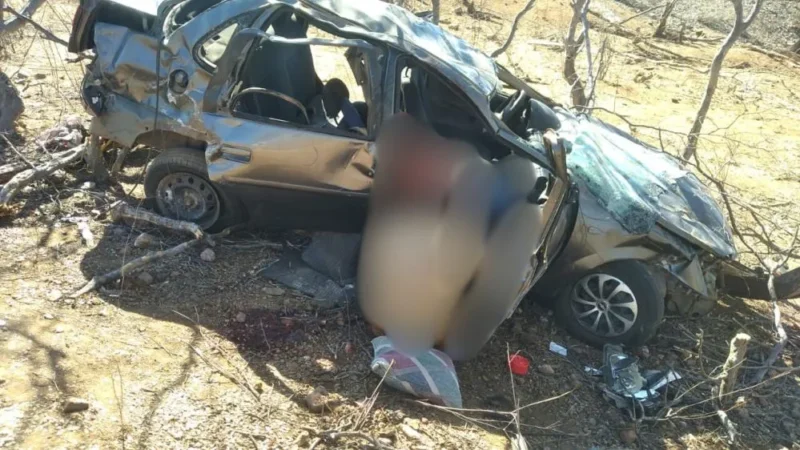 Uma morte e três feridos em acidente na curva do Airi, em Floresta