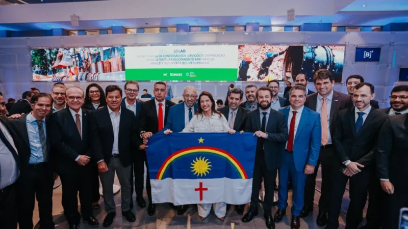 Concessão da Compesa supera expectativas e Estado terá R$ 23,2 bilhões para investir em água e saneamento