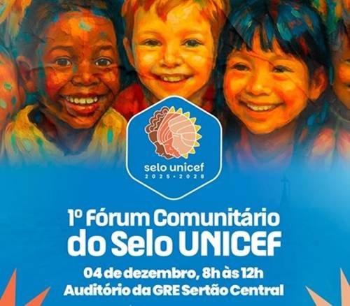 Salgueiro realizará 1° Fórum Comunitário do Selo Unicef 2025-28