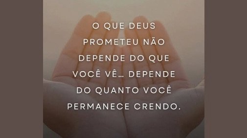 Palavra do dia – Fé que move o invisível!