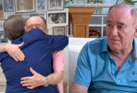 Renato Aragão reencontra parceiro histórico de Os Trapalhões e se declara: “Meu amigo do peito”