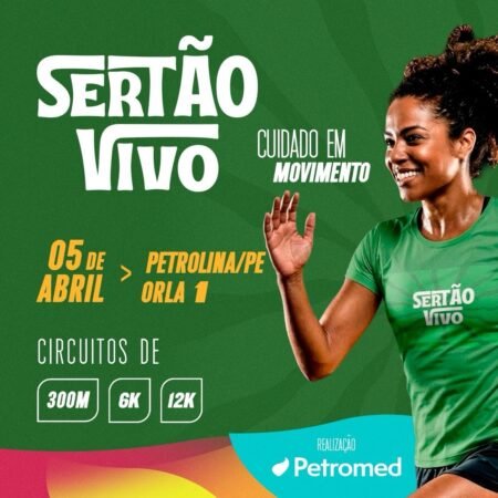 Corrida Sertão Vivo une esporte e coletividade na Orla de Petrolina neste domingo
