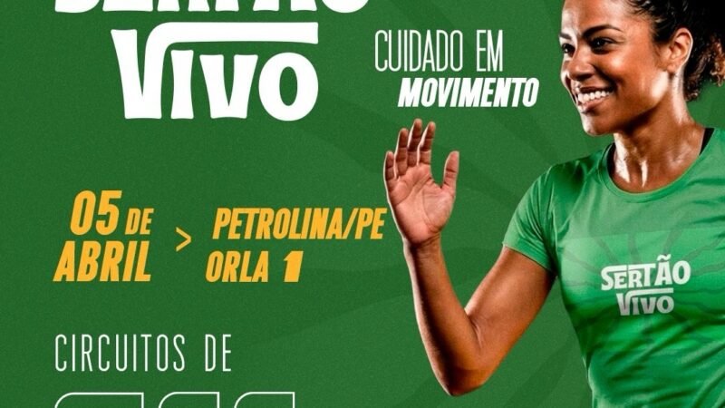 Corrida Sertão Vivo une esporte e coletividade na Orla de Petrolina neste domingo