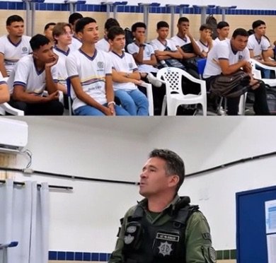 8° BPM realiza palestra sobre violência contra a mulher em escola estadual de Terra Nova-PE