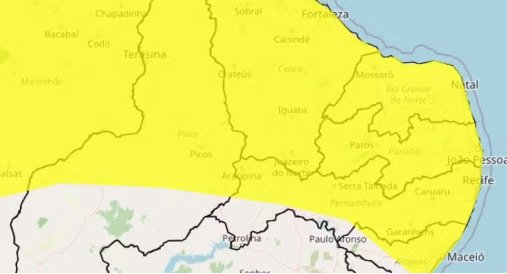 Interior de PE segue sob alerta de chuvas, confira previsão
