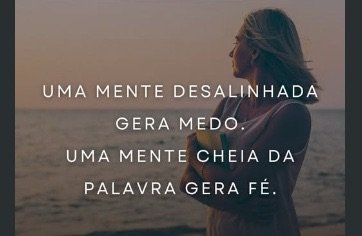 Palavra do dia – Mente alinhada à Palavra!