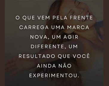 Palavra do dia – Vai Ser Diferente!