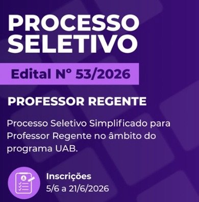 IFSertãoPE seleciona professores para cursos da Universidade Aberta do Brasil (UAB)