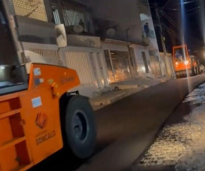 Parceria entre gestões Fabinho e Raquel Lyra leva asfalto para o bairro Prado