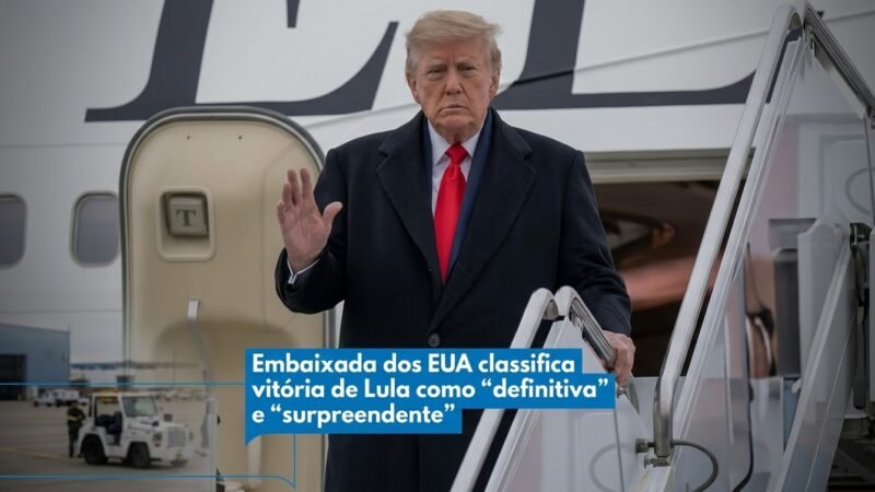 Embaixada dos EUA classifica vitória de Lula como “definitiva” e “surpreendente”