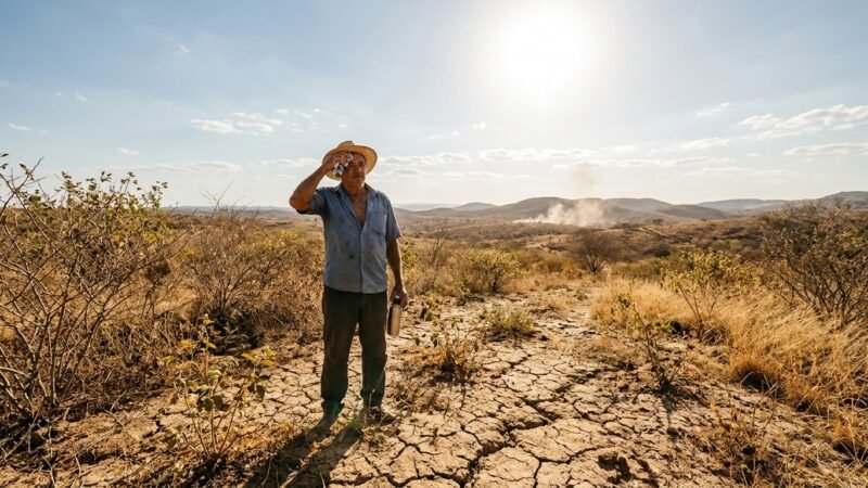 Calor e baixa umidade do ar acendem alerta no Sertão; veja cuidados essenciais com a saúde e combate a queimadas